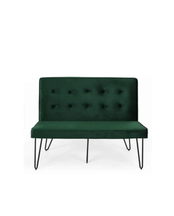 Emerald Green Love Seat