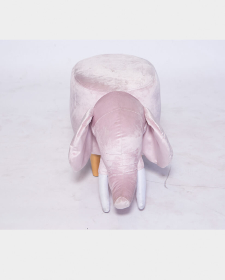 Children's Elephant Ottoman - Pink