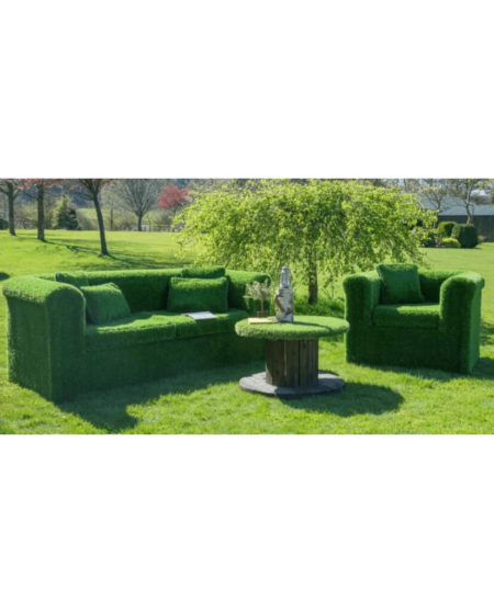 Faux Grass Sofa
