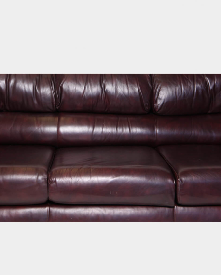 Brown Leather Couch