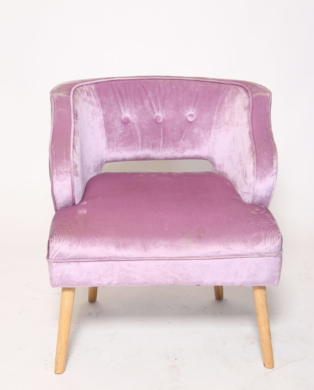 Pink Velvet Chair